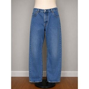 Levi's 550 Jeans Mens 38x36 Relaxed Fit Vintage Wash Blue Dad Core Y2K Workwear
